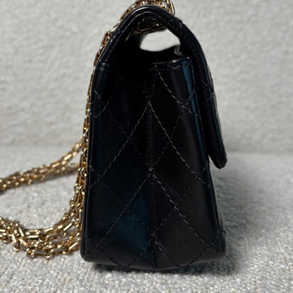 Authentic Pre-owned Chanel Mini Reissue Bag Black - Picture 9 of 16
